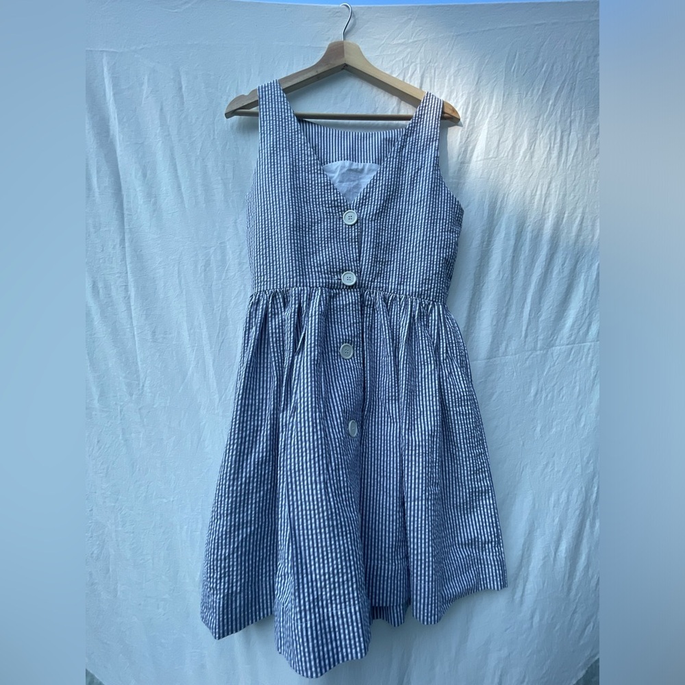American Apparel Seersucker Cotton Dress